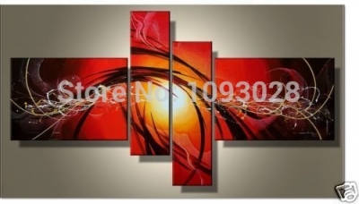 hand-painted wall art abstract oil painting on canvas home decor picture on wall paintings for living room group of painting