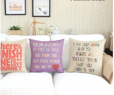 3pcs 2014 new printing cushion cover watercolor pillow cover sofa cover decorative pillows whole