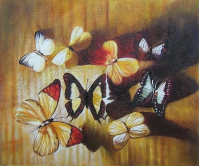 abstract butterflies hand painted oil painting on canvas tds-cx429---60x90cm