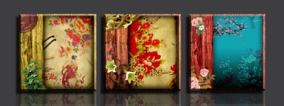 abstract flowers 3 panels/set hd picture canvas print painting artwork sell decorative painting