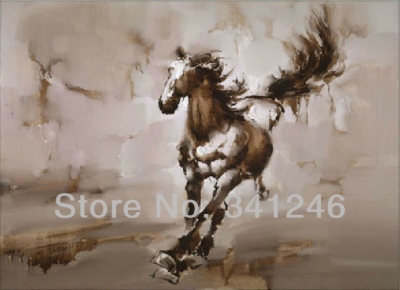 2013 hand-painted hi-q huge size modern wall art home decorative abstract animal oil painting on canvas abstract horse 1pc/set