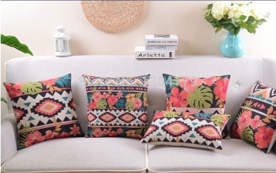 4 pieces/lot) 18"(45x45cm) abstract decorative pillow case geometry printed pillow cover sofa cushion cover