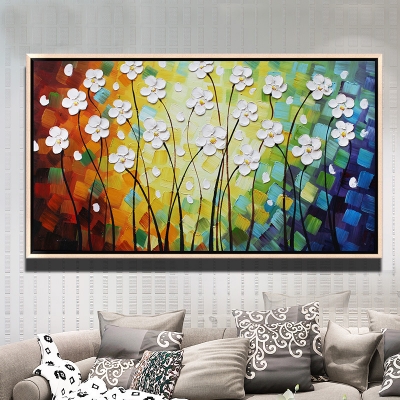 abstract oil painting trees hand-painted painting oil painting on canvas home decorative