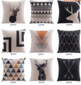 classic black& white milu deer moose elk sofa modern style cushion decorative throw pillow cases home decor promotion