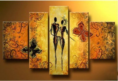 handmade oil painting on canvas modern best art white figurative oil painting original fi-014