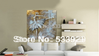 modern tds-cx041 hand painted abstract ballet oil painting on canvas for home living room wall decoration