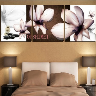 modern wall painting black and white flower picture home decor art pictures group of paintings on canvas handmade