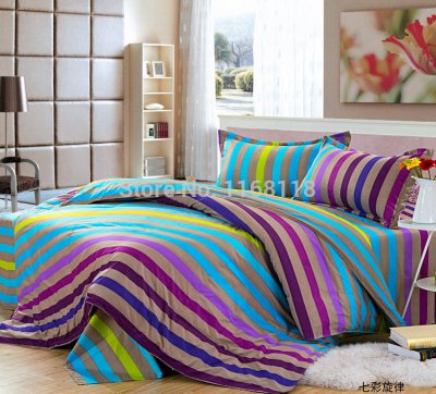 s art bed linen sheet! cotton bedding set full/queen/king size, 4pcs bedsheets, bedclothes, bed linen, ,