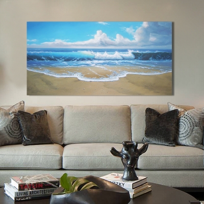 sea abstract oil painting hand-painted painting oil painting on canvas oil painting for home decor