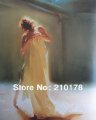 whole oil painting nude sexy woman modern wall decor art oil painting hand-painted df-078 new cloth