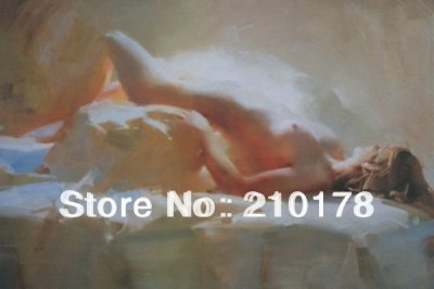 whole oil painting nude sexy woman modern wall decor art oil painting hand-painted df-109 evening mist