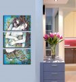 2014 3pcs painted love in your mind abstract canvas wall art oil on canvas huge home decoration unique gift artwork pictures