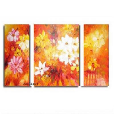 3pcs/lot famous oil painting transpierce painting picture frameless home decorative paintings for living room chimonanthus wall