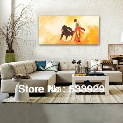 home decor hand painted abstract oil painting on canvas tds-cx061 20x60inch (50x150cm)