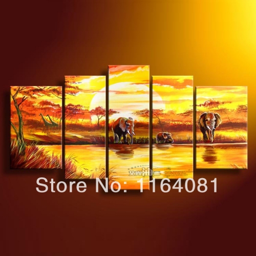 living room oil painting modern decorative painting picture cases mural