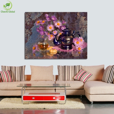 oil painting picture canvas painting flower picture wall pictures home decoration for living room printing on canvas(no frame)