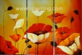 shipment sofa wall background paintings handmade living room decorative wall painting abstract 3 pieces flowers canvas art