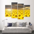 sunflower under the sun canvas beauty painting wall art decoracion wall picture for living room modern print painting f/1130