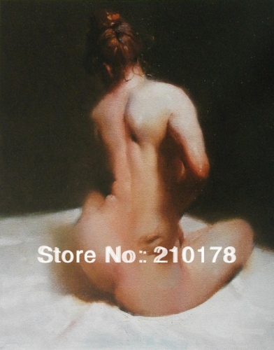 whole oil painting nude sexy woman modern wall decor art oil painting hand-painted df-084 skylight