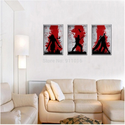 abstract cartoon painting hand painted wall paintings home decor oil painting on canvas 3p pictures for living room craft
