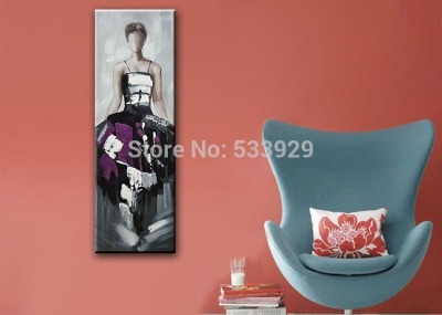 abstract figure hand painted oil painting on canvas tds-cx207---40x120cm