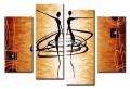 hand-painted modern home decor abstract wall art picture waltz-dancer canvas art oil painting on canvas