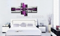 sell 4pcs abstract hand painted home wall decor art oil painting on canvas for living room