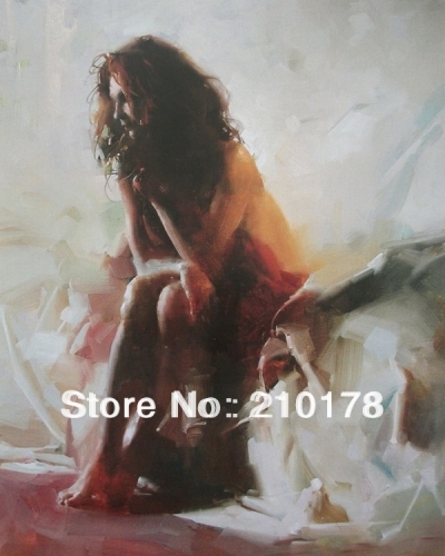 whole oil painting nude sexy woman modern wall decor art oil painting hand-painted df-027 blossom