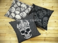 2014 new printing skull headdress cushion cover pillow cover sofa cover decorative pillows whole