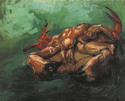 a crab on its back by vincent van gogh paintings handmade reproduction museum quality animal oil painting on canvas 40x50cm