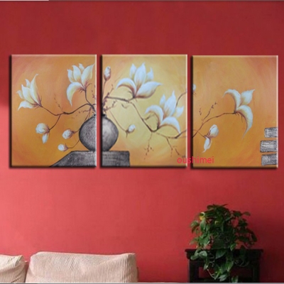 hand painted for decorative painting flowers oil painting modern picture no frame abstract style double thickness oil art