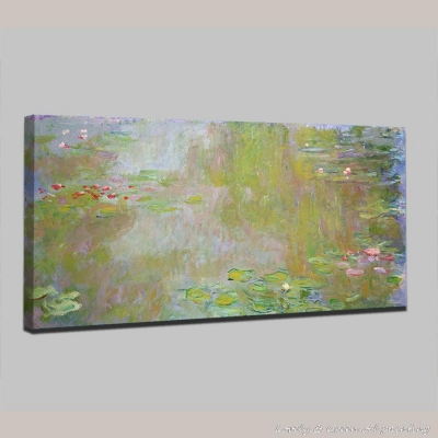 handpainted the water-lilies pond claude monet oil painting reproduction painting on canvas wall picture decor home decoration