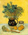 majolica jug with wildflowers of vincent van gogh hand made reproduction oil painting on canvas wall art for home decoration