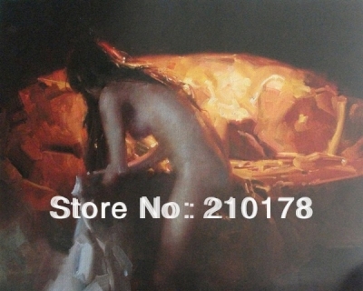 whole oil painting nude sexy woman modern wall decor art oil painting hand-painted df-110 melody of night