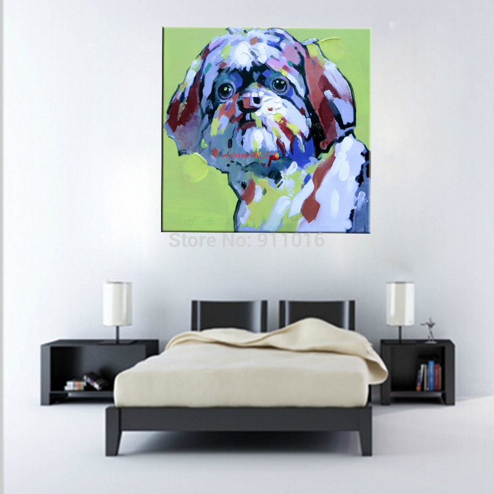 handmade abstract picture home decor oil painting on canvas modern animals wall paintings for living room decor hand painting