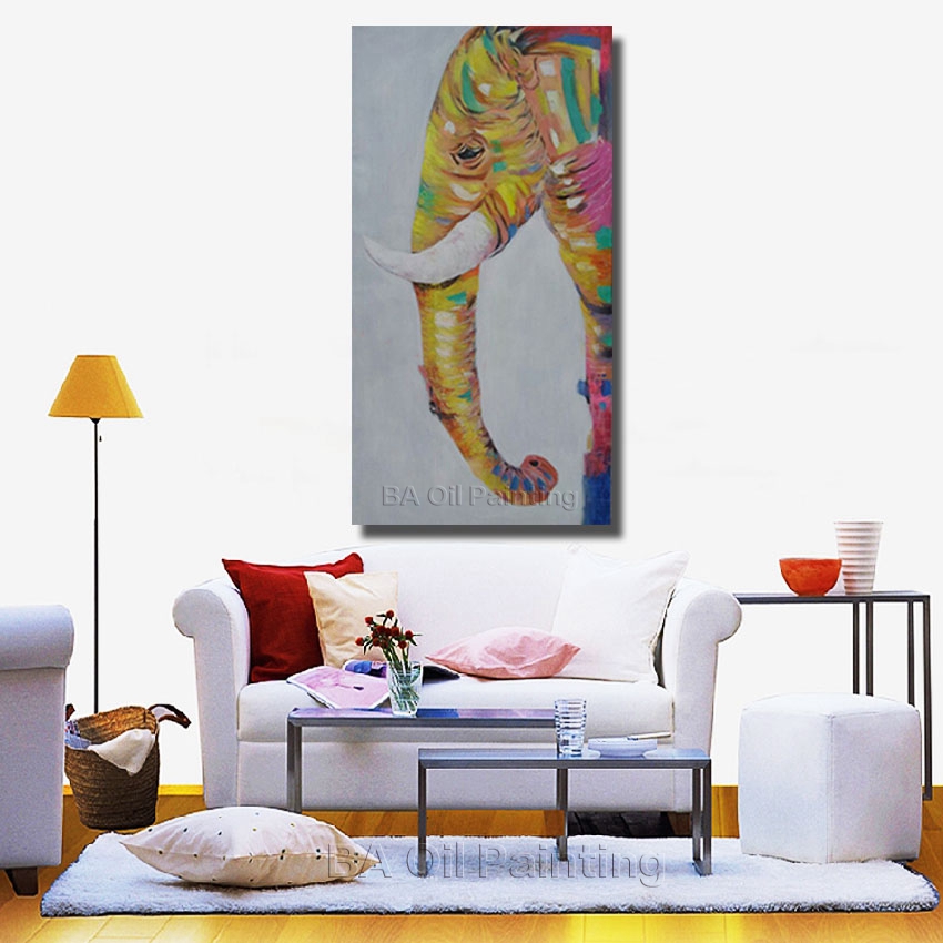 oil painting european the sitting room picture of pure handpainted decorative abstract large tusks pictures nk358