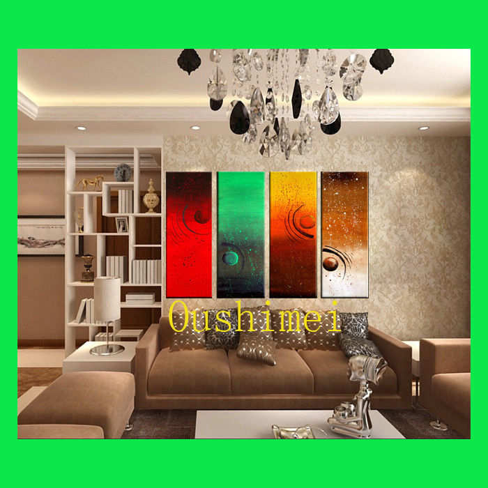 hand painted modern pictures on canvas abstract oil painting hang paintings for living room landscape wall art craft