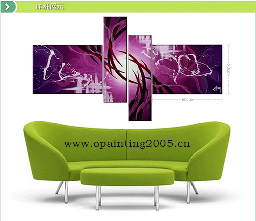 handmade modern purple pictures on canvas abstract oil painting for living room decor wall art canvas paintings pictures craft