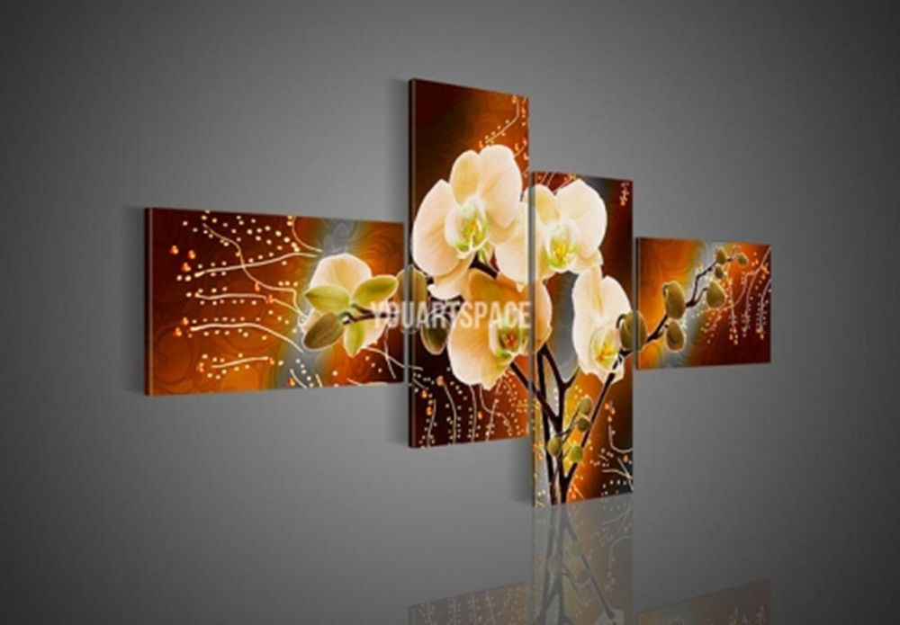 handmade oil painting on canvas modern best art flowers oil painting home decoration dy-171