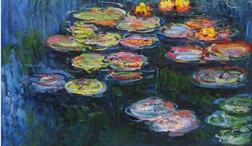 claude monet water lily hand painted abstract oil painting oil painting on canvas