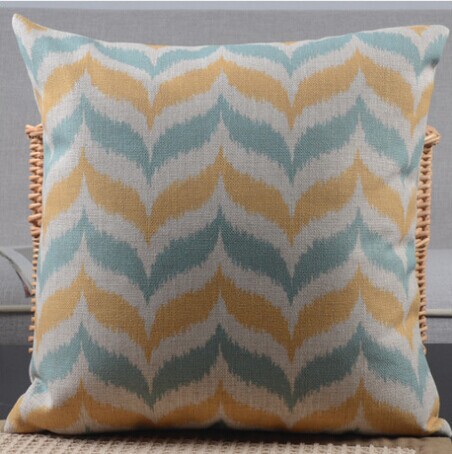 1pcs home fashion cushions stripe geometric decor throw pillow cotton linen pillowcase cushion covers