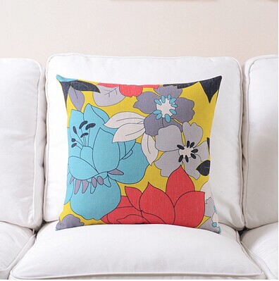 1pcs whole birds and flower cotton linen pillowcase cushion pillow pillows cushions pillow cover