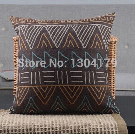 2014 new 4pcs printing cushion cover stripe colorful pillow cover sofa cover decorative pillows whole