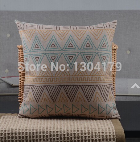 2014 new 4pcs printing cushion cover stripe colorful pillow cover sofa cover decorative pillows whole