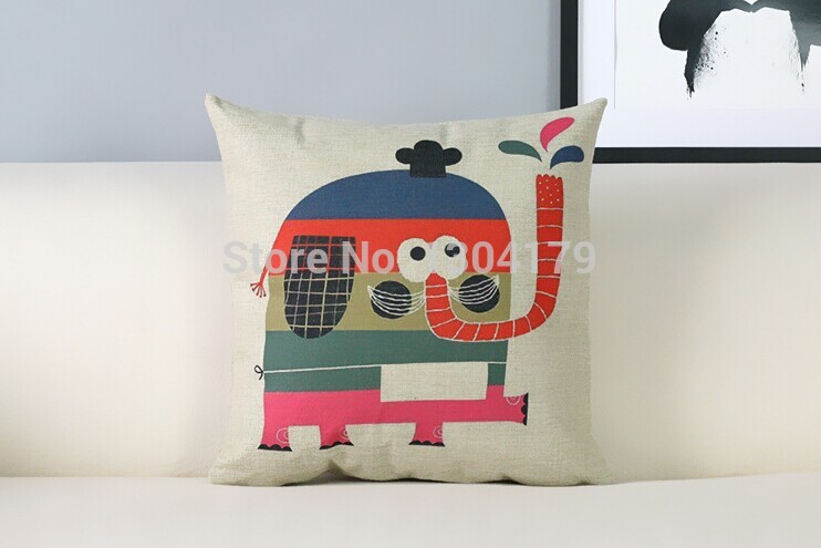 2014 new arrived 45x45cm cotton linen pillow cushion cover,creative decoration for home sofa, car pillow cushions, gifts