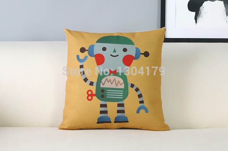 2014 new arrived 45x45cm cotton linen pillow cushion cover,creative decoration for home sofa, car pillow cushions, gifts