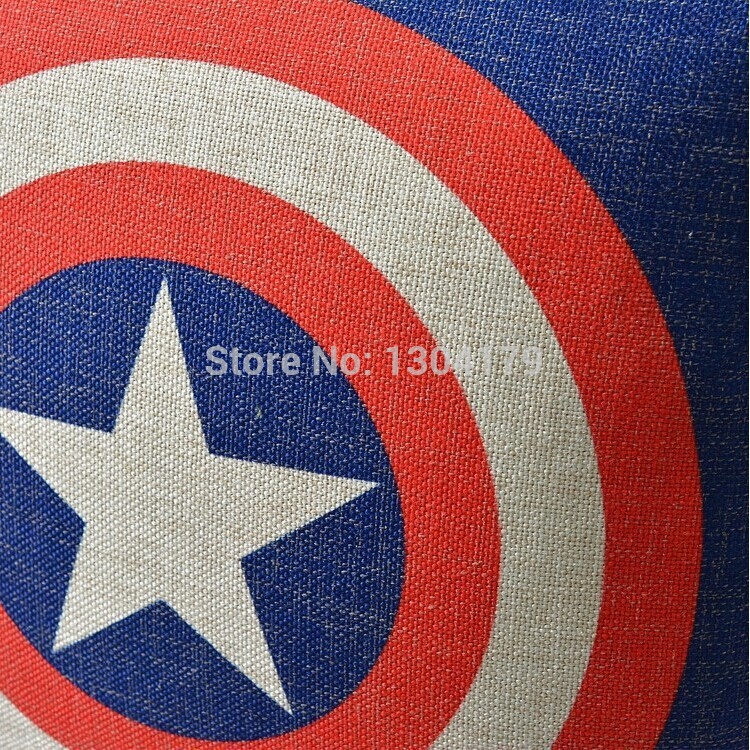 2014 new style superman batman pillow case green lantern captain america iron man dwyane wade cartoon cushion