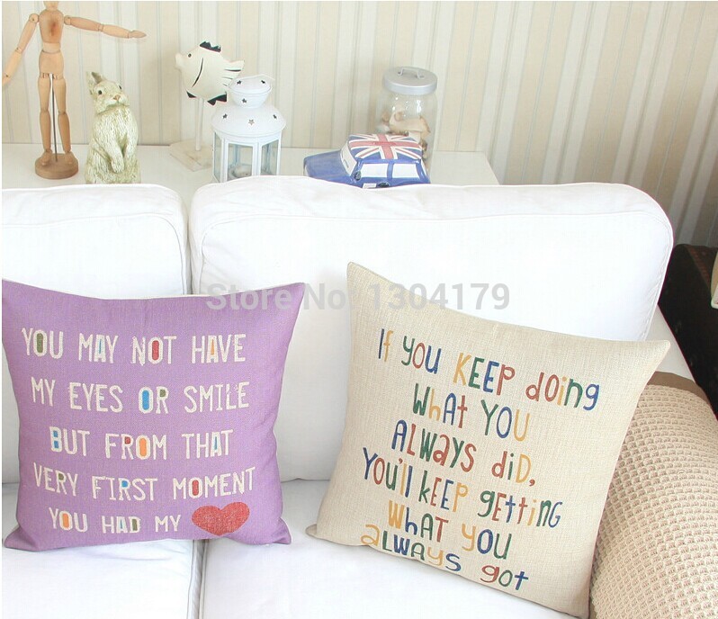 3pcs 2014 new printing cushion cover watercolor pillow cover sofa cover decorative pillows whole