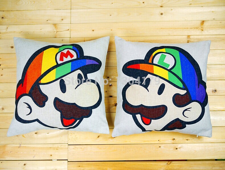 45x45cm american 45 core pillow cover fluid fabric cushion cover cartoon sofa pillow case for sofa bed room decors