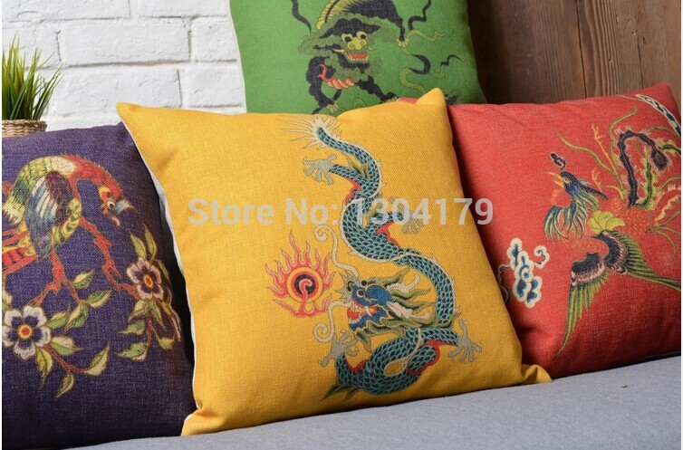 45x45cm embroidery cotton pillow cushion cover,creative decoration for home sofa, car pillow cushions, gifts for new house